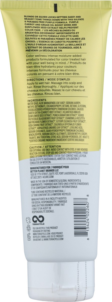 slide 8 of 9, ACURE Color Wellness Ionic Blonde Shampoo 8 fl oz, 8 fl oz