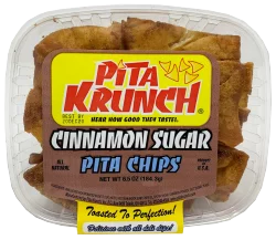 Pita Krunch Pita Chips Cinnamon and Sugar
