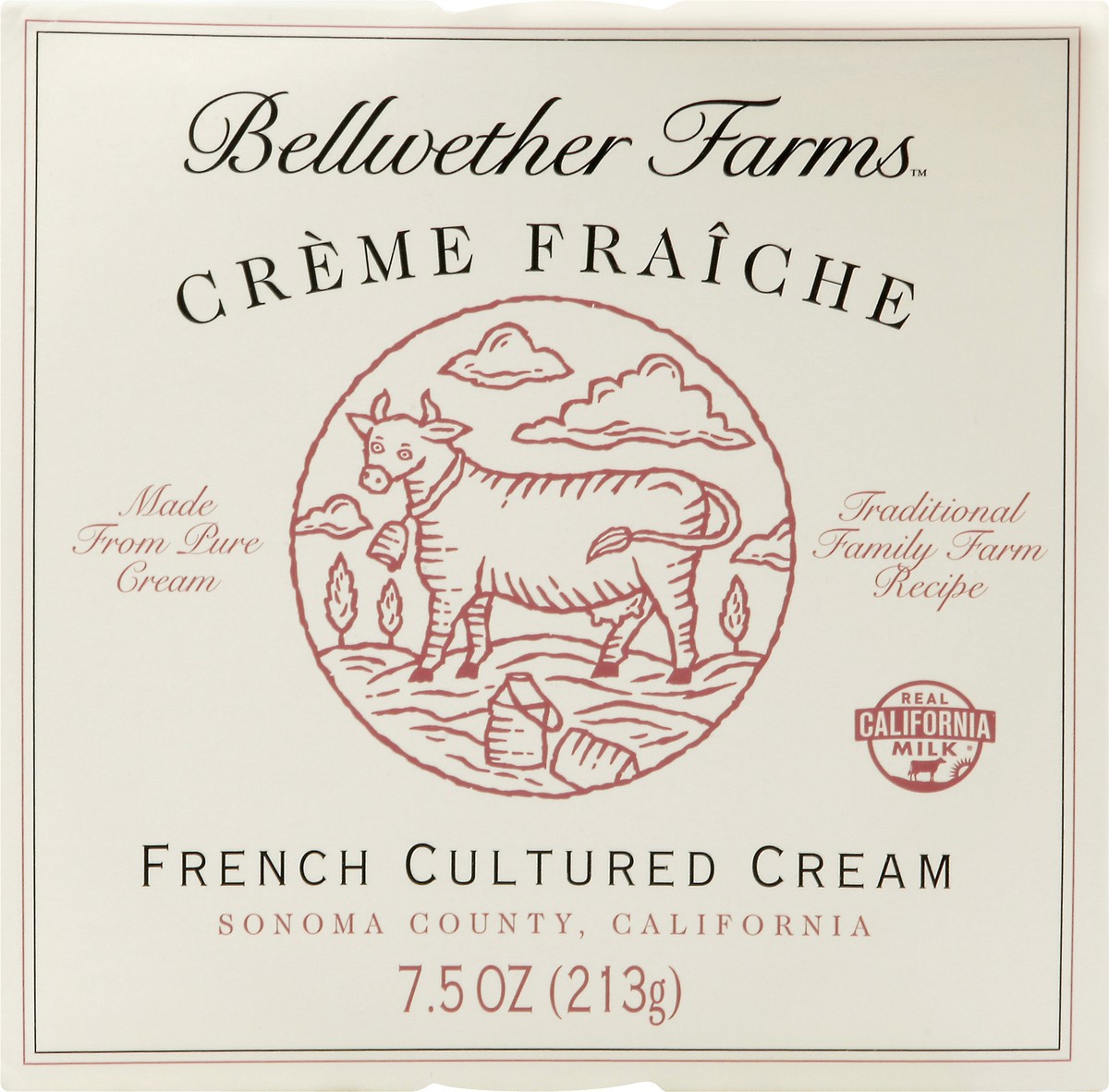 slide 8 of 11, Bellwether Farms Creme Fraiche French Cultured Cream 7.5 oz, 7.5 oz