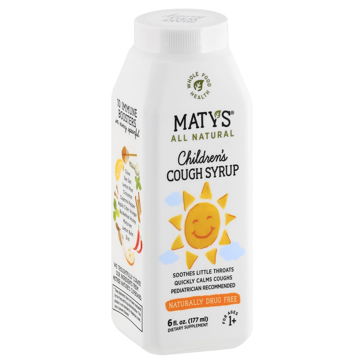 slide 2 of 9, Maty's Matys All Natural Kids Cough Syrup 6FO, 4 fl oz