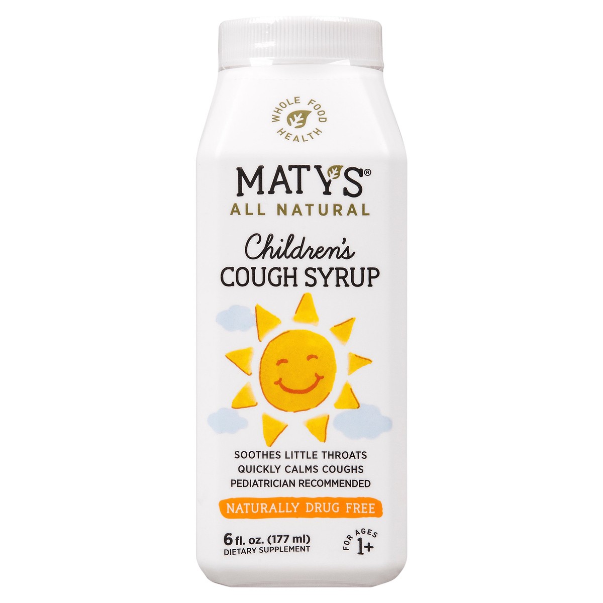 slide 1 of 9, Maty's Matys All Natural Kids Cough Syrup 6FO, 4 fl oz