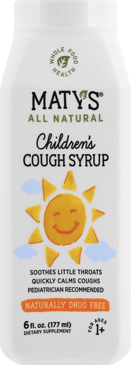 slide 8 of 9, Maty's Matys All Natural Kids Cough Syrup 6FO, 4 fl oz