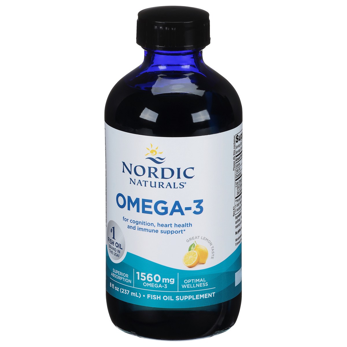 slide 6 of 9, Nordic Naturals Omega-3, 8 fl oz