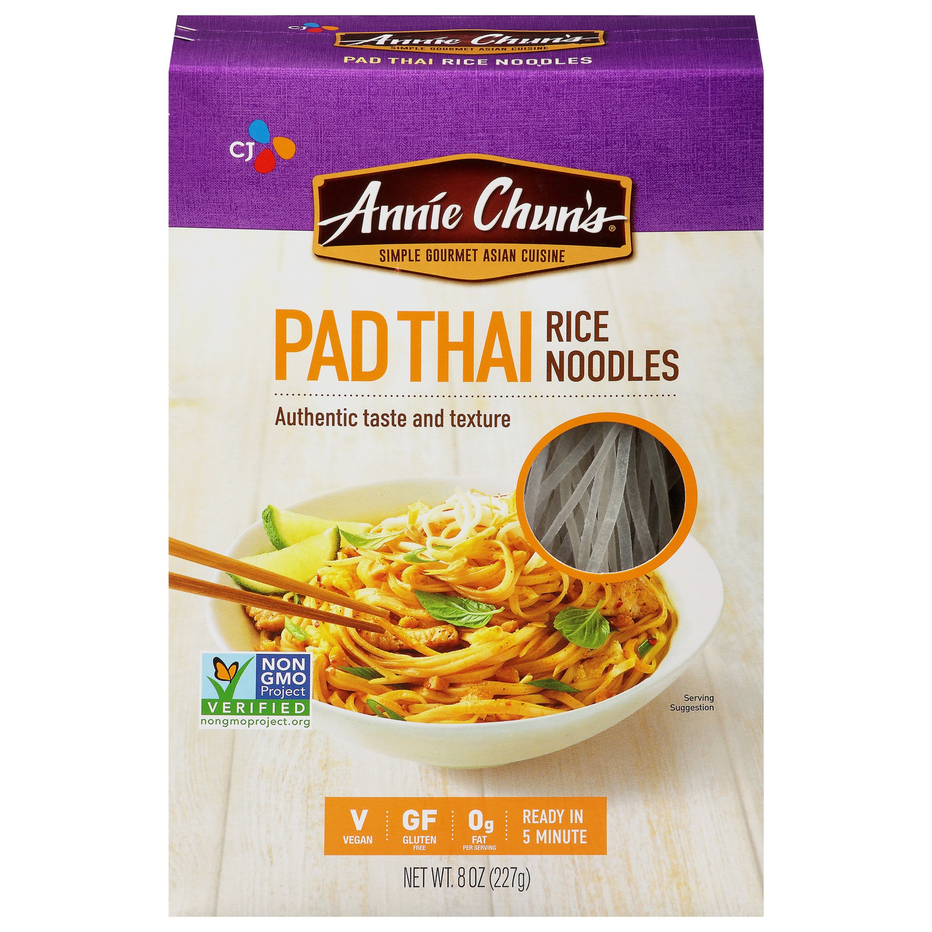 slide 1 of 14, Annie Chun's Pad Thai Rice Noodles, 8 oz