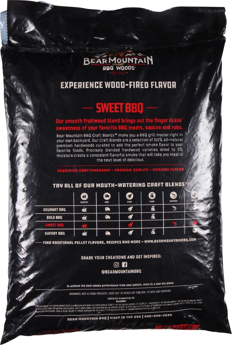 slide 2 of 9, Bear Mountain Hardwood Pellets Premium Sweet BBQ, 20 lb