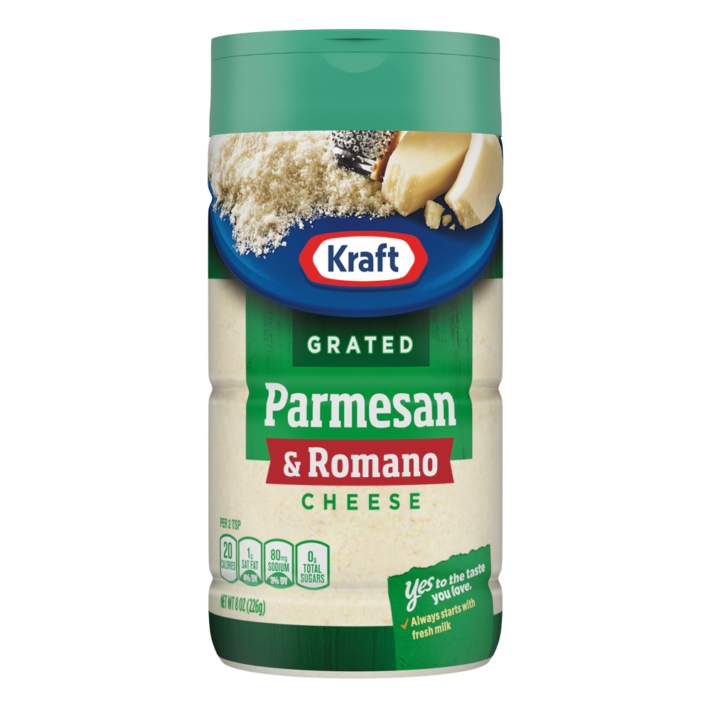 slide 1 of 4, Kraft Grated Parmesan Romano, 8 oz
