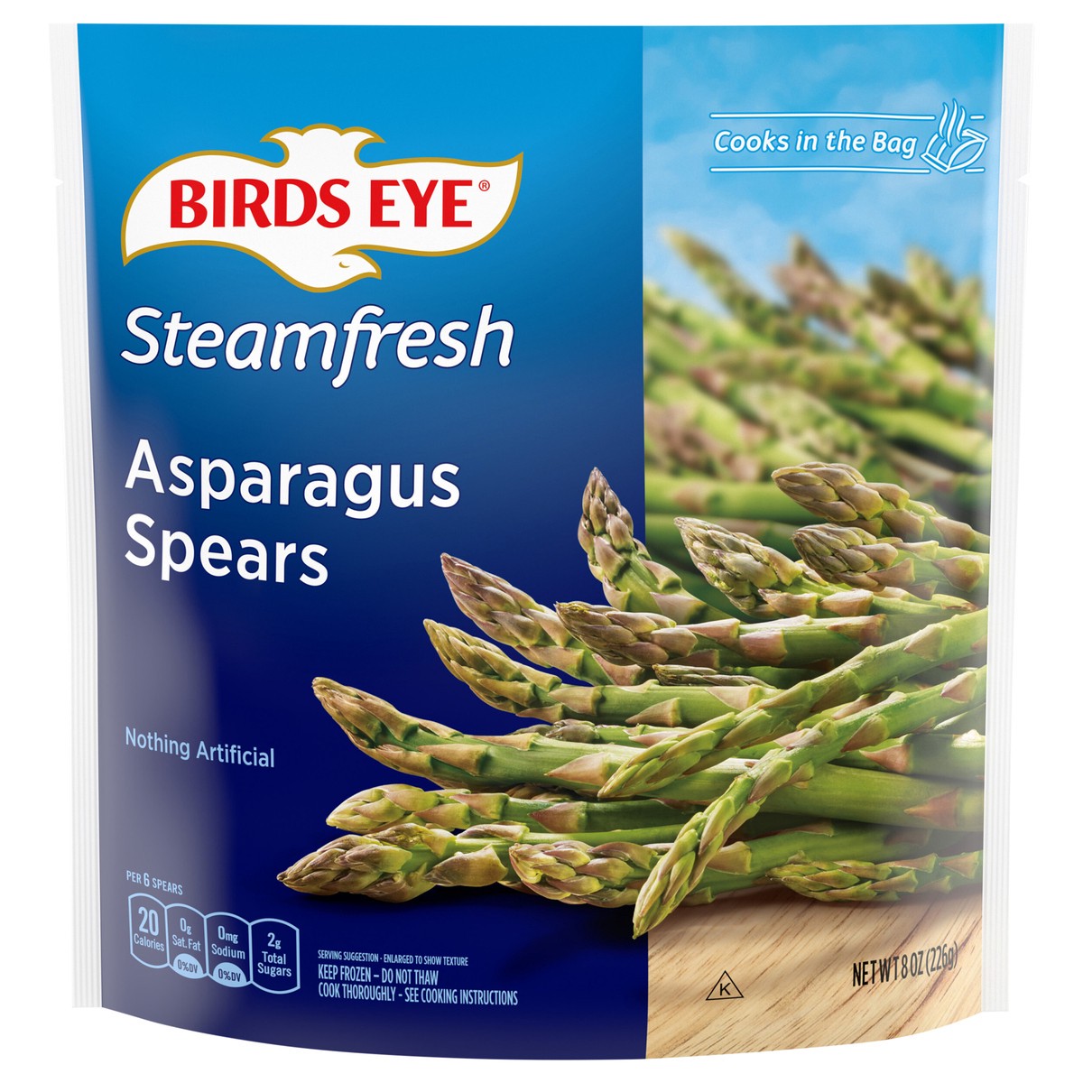 slide 1 of 5, Birds Eye Asparagus Spears, Frozen Vegetable, 8 OZ, 8 oz