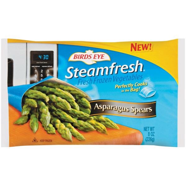 slide 1 of 5, Birds Eye Asparagus Spears, Frozen Vegetable, 8 OZ, 8 oz