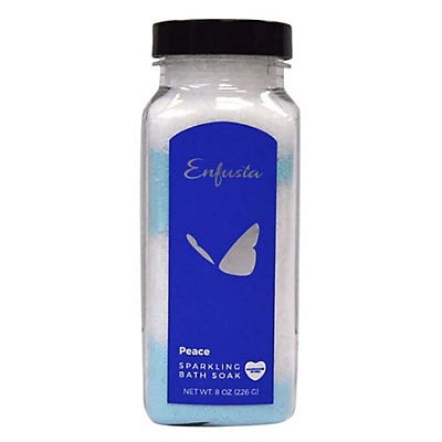 slide 1 of 1, Enfusia Sparkling Bath Soak Peace, 8 oz