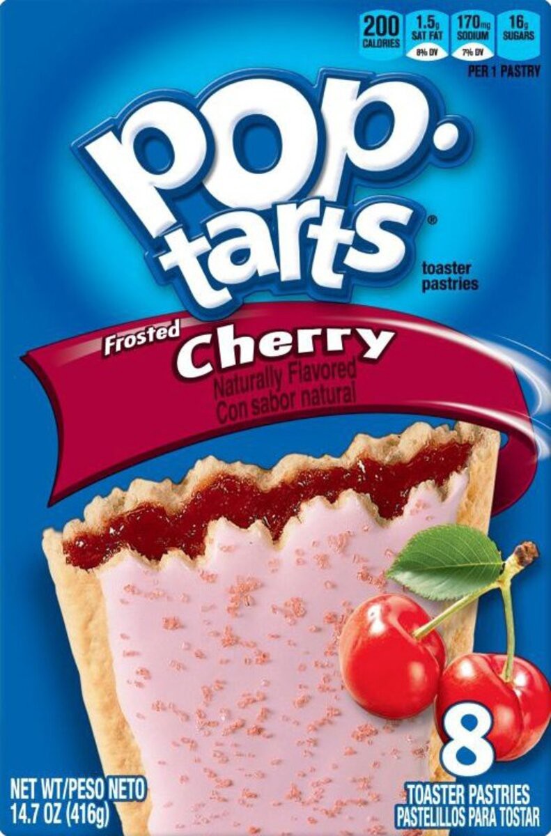 slide 8 of 9, Pop-Tarts Frosted Cherry Toaster Pastries, 14.7 oz
