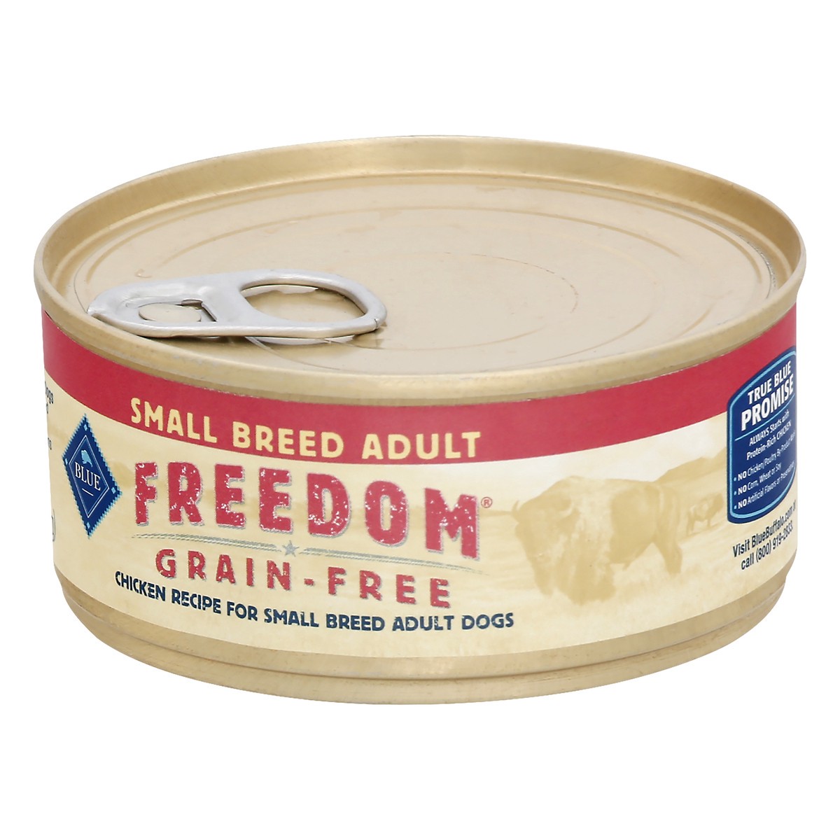 slide 5 of 9, Blue Buffalo Blue Freedom Grain-Free Small Breed Adult Chicken Recipe Food for Dogs 5.5 oz, 5.5 oz