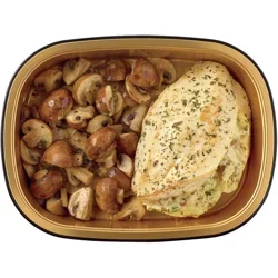 Meal Simple by H-E-B Jalapeno Popper-Stuffed Chicken Breast & Mushrooms