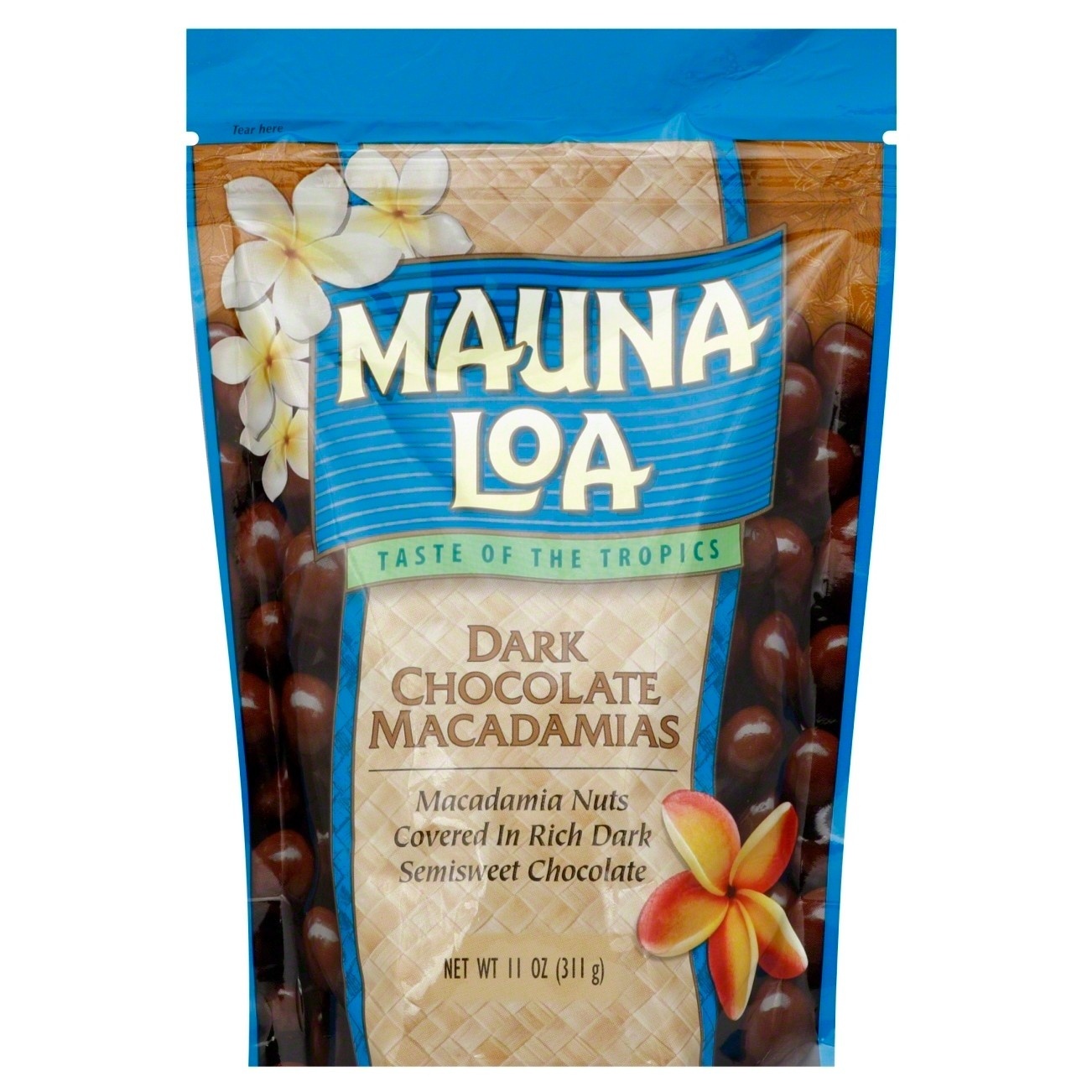 slide 1 of 2, Mauna Loa Mac Nut S/U Bag-Dk Choc, 11 oz