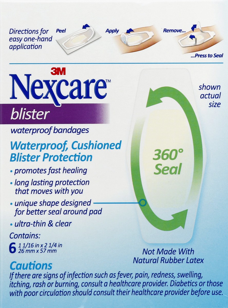 slide 4 of 10, Nexcare Bandages 6 ea, 6 ct