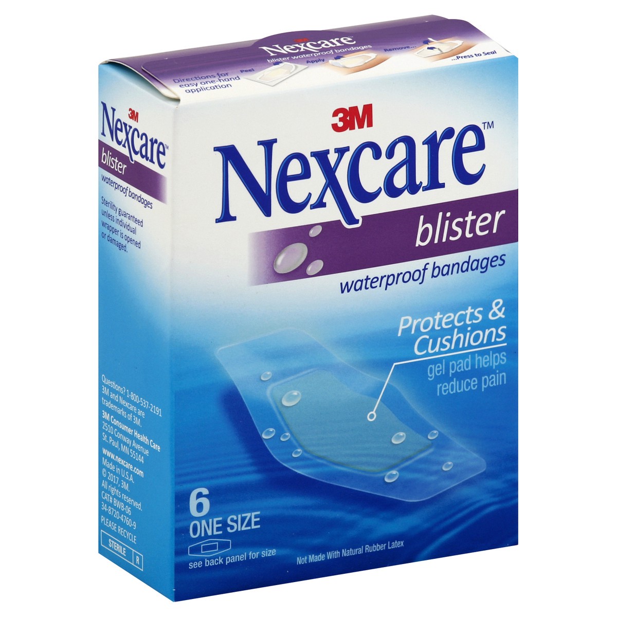 slide 10 of 10, Nexcare Bandages 6 ea, 6 ct