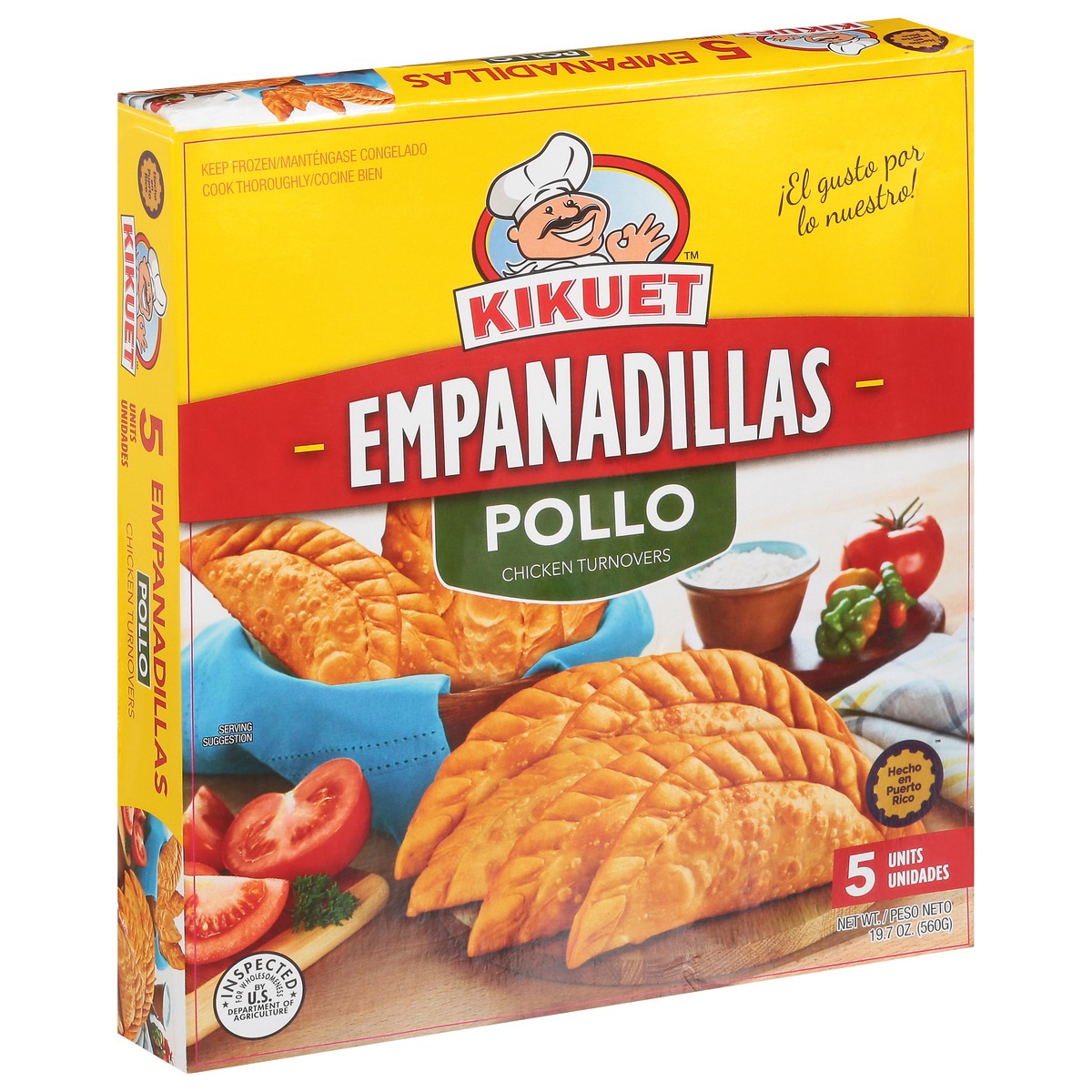 slide 6 of 9, Kikuet Pollo Empanadillas 5 ea, 5 ct