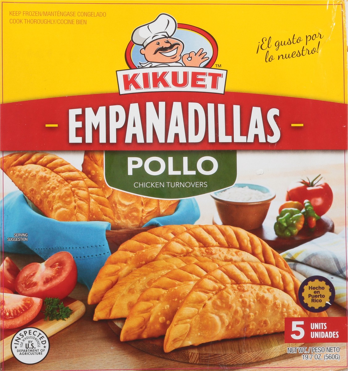 slide 5 of 9, Kikuet Pollo Empanadillas 5 ea, 5 ct