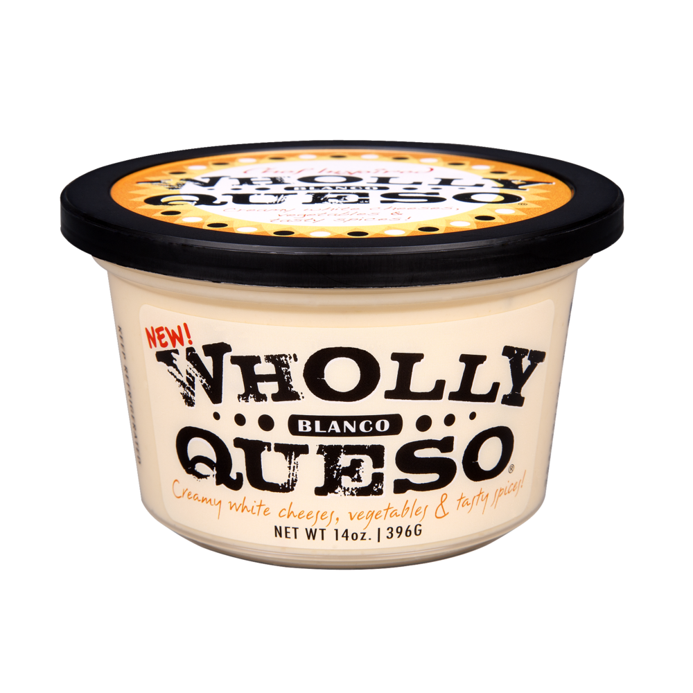 slide 1 of 1, Wholly Queso Blanco, 14 oz