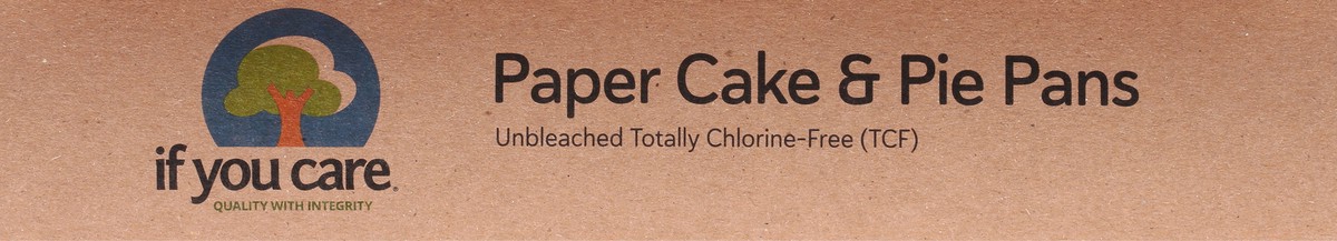 slide 9 of 9, If You Care Paper Cake & Pie Pans, 4 ct