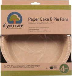 If You Care Paper Cake & Pie Pans