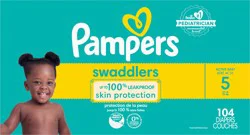 Pampers Swaddlers Active Baby Diaper Size 5 104 Count