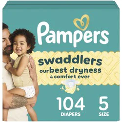 Pampers Swaddlers Active Baby Diaper Size 5 104 Count