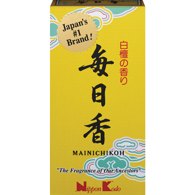 slide 1 of 1, Nippon Kodo Mainichi-Koh Sandalwood Incense Incense Sticks, 300 ct