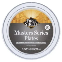 First Street 6In Master Series Plates