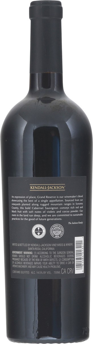 slide 2 of 12, Kendall-Jackson Cabernet Sauvignon 750 ml, 750 ml