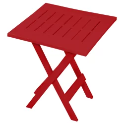 Gracious Living Folding Side Table - Red