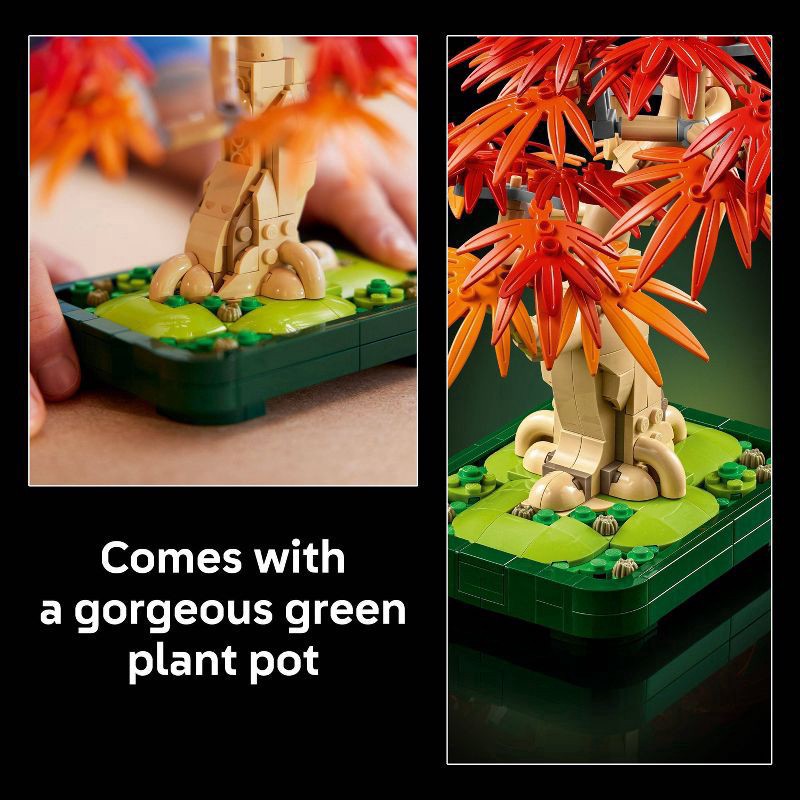 slide 3 of 7, LEGO Botanicals Japanese Red Maple Bonsai Tree 10348, 1 ct