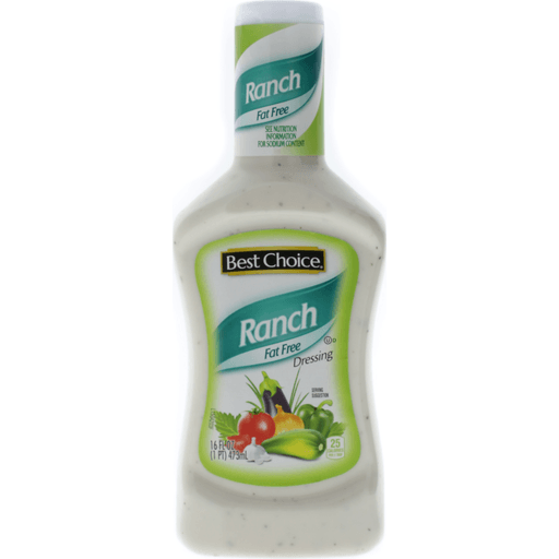 slide 1 of 1, Best Choice Fat Free Ranch Dressing, 16 oz