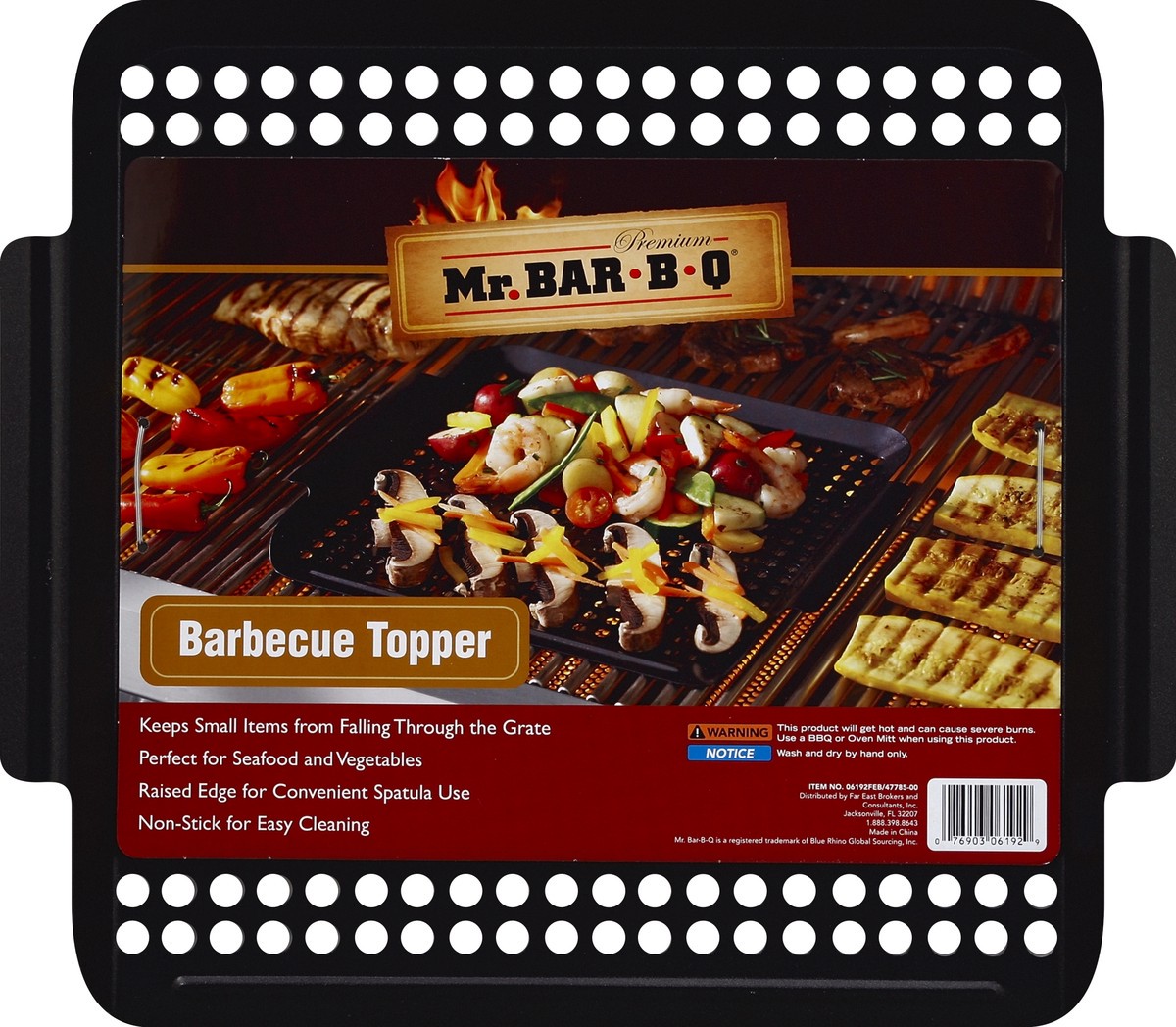 slide 2 of 2, Mr. Bar-B-Q Barbecue Topper, 1 ct