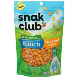 Snak Club Toasted Hidden Valley Original Ranch Corn 8.5 oz