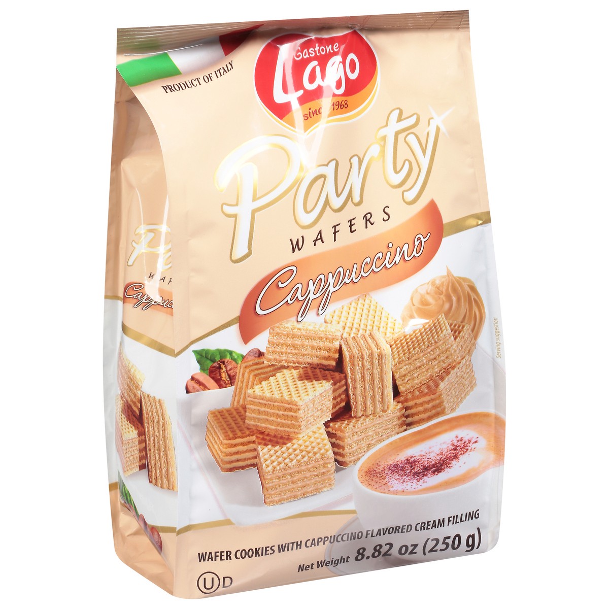 slide 7 of 12, Gastone Lago Party Cappuccino Wafers 8.82 oz, 8.82 oz