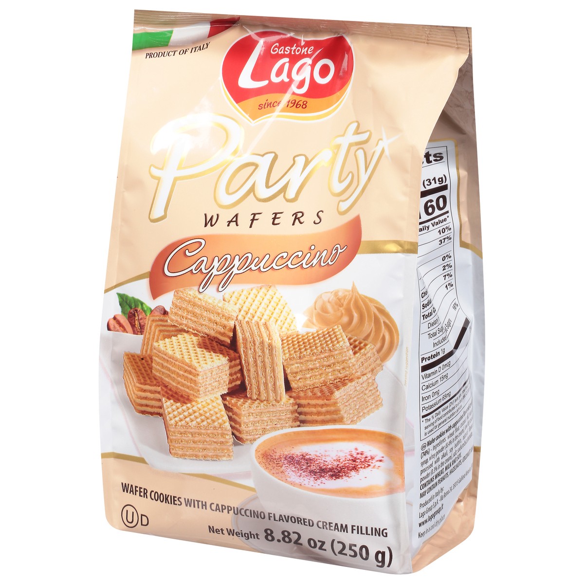 slide 8 of 12, Gastone Lago Party Cappuccino Wafers 8.82 oz, 8.82 oz