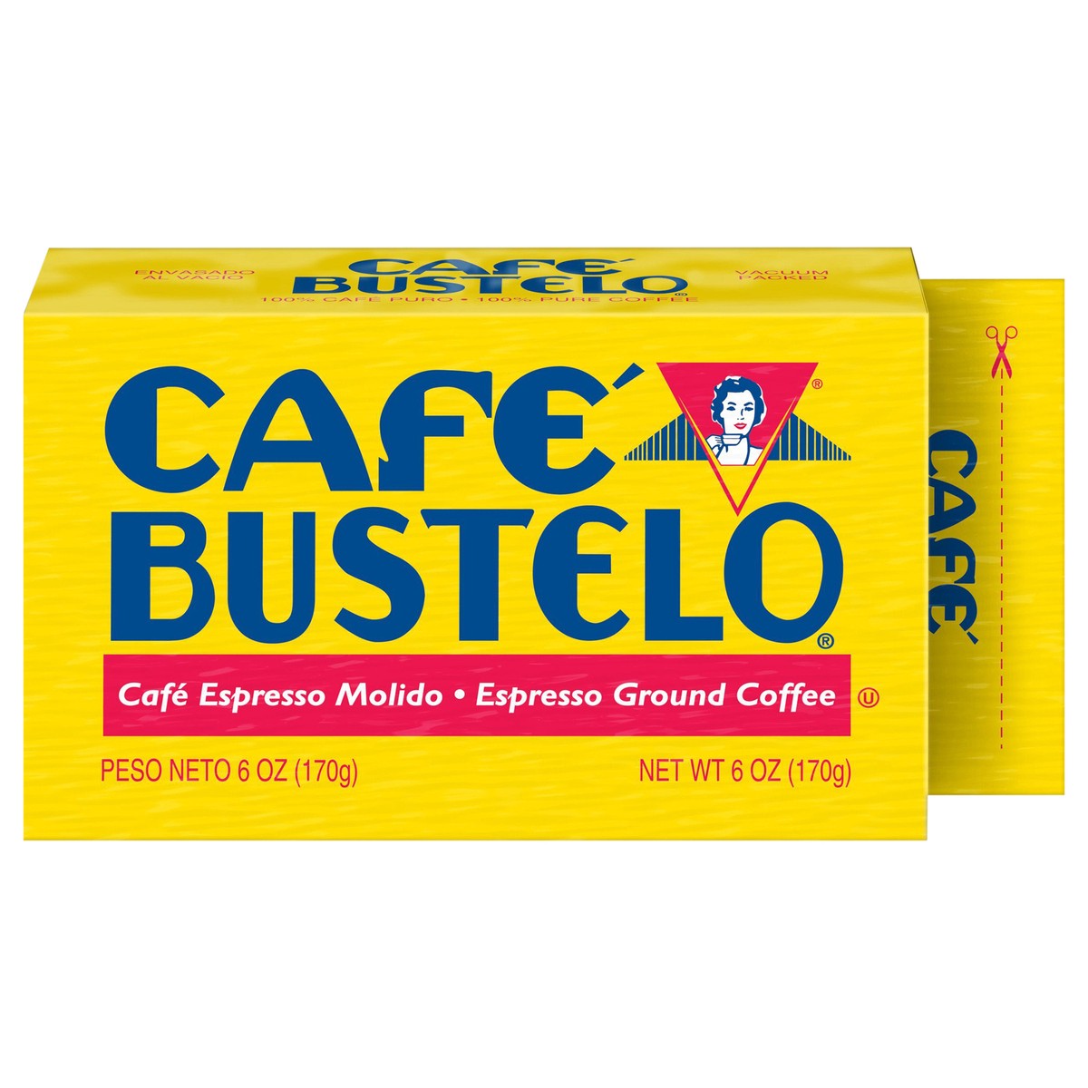 slide 1 of 11, Café Bustelo Ground Coffee, Dark Roast, 6-Ounce Brick, 6 oz