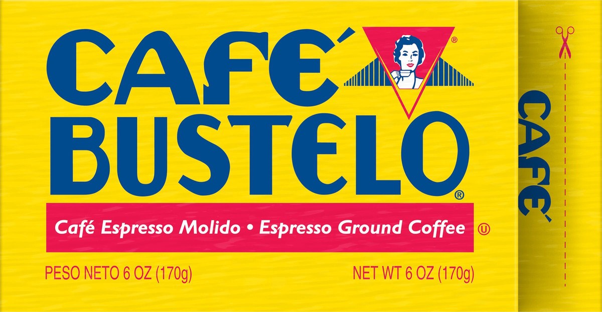 slide 8 of 11, Café Bustelo Cafe Bustelo Espresso Molido (Ground Coffee) Yellow Brick, 6 oz