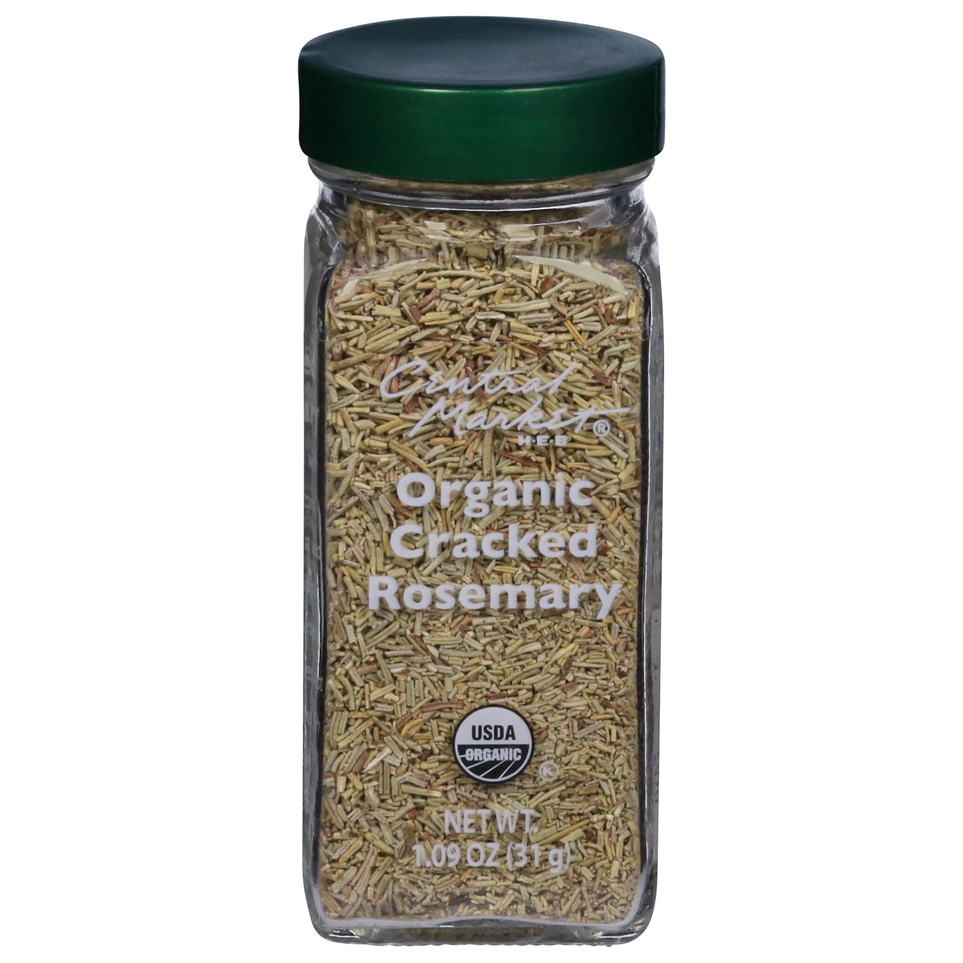 slide 1 of 1, Central Market Organic Cracked Rosemary, 1.09 oz