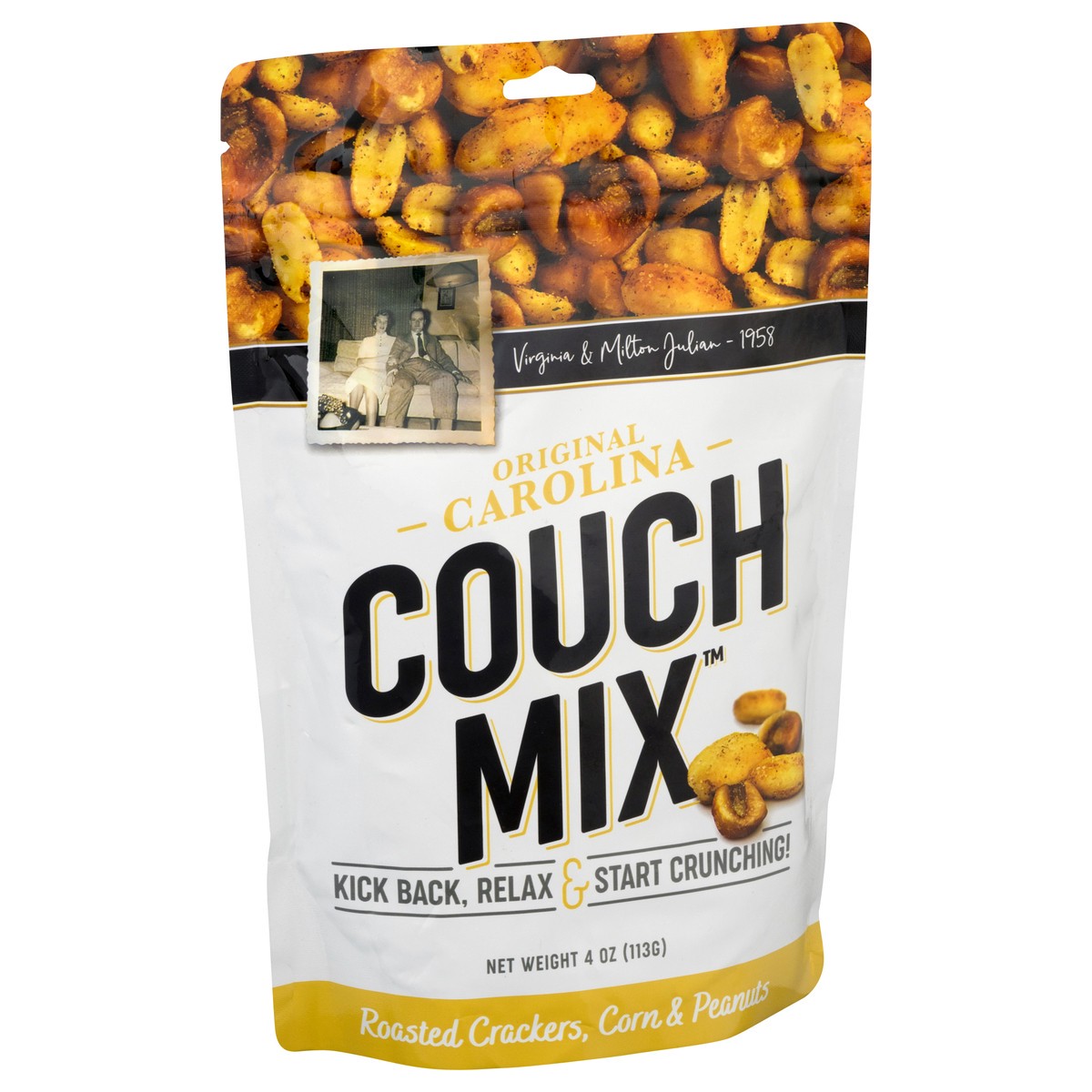 slide 4 of 12, Couch Mix Original Carolina Roasted Crackers & Corn & Peanuts 4 oz, 1 ct