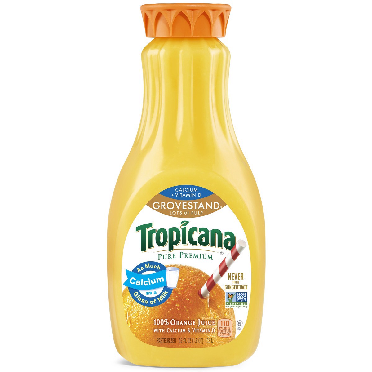 slide 3 of 8, Tropicana 100% Juice - 52 oz, 52 oz