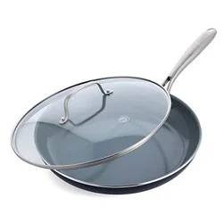 GreenPan Swift Collection Ceramic Nonstick Fry Pan with Lid