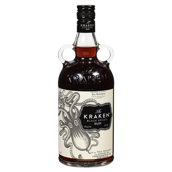 slide 1 of 1, The Kraken Black Spiced Rum, 750 ml