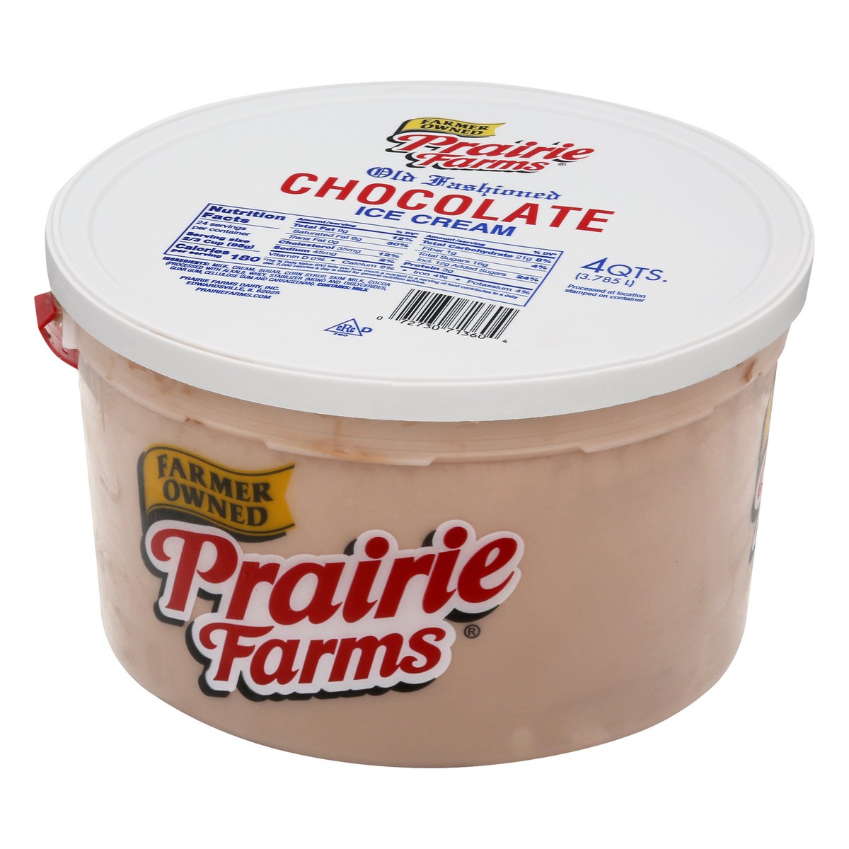 slide 7 of 9, Prairie Farms Old Fashioned Chocolate Ice Cream 4 qt, 4 qt