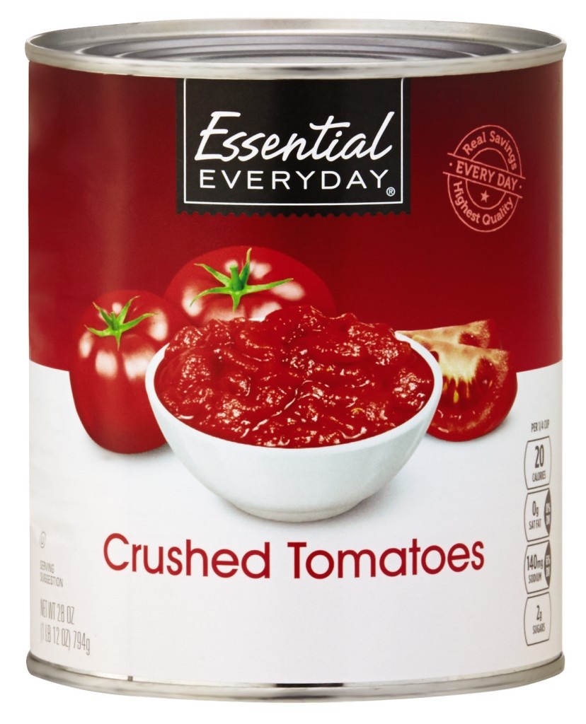 slide 1 of 1, Essential Everyday Tomatoes Crushed, 28 oz