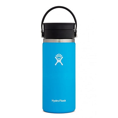 slide 1 of 1, Hydro Flask Wide Mouth Coffee with Flex Sip Lid, Pacific, 16 oz