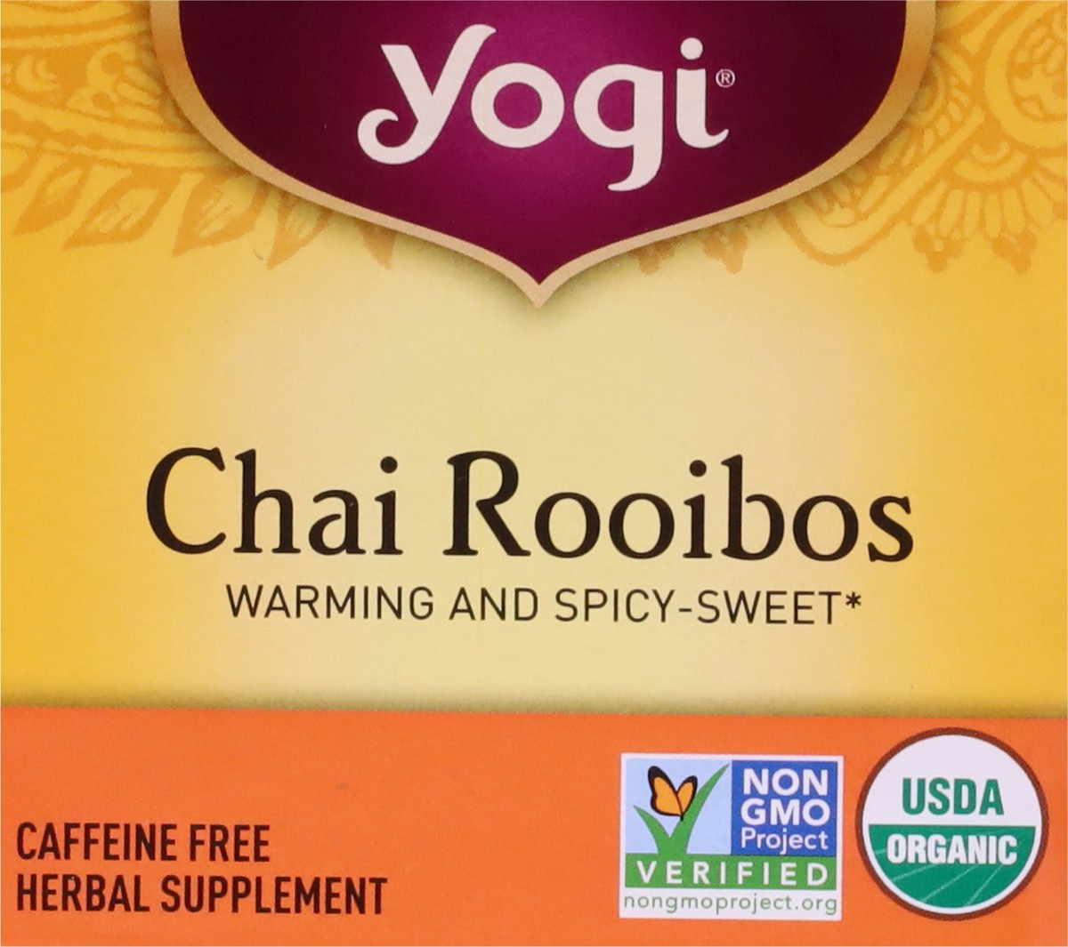 slide 9 of 9, Yogi Tea Bags Chai Rooibos Herbal Supplement 16 Tea Bags, 16 ct