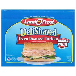 Land O' Frost DeliShaved Oven Roasted Turkey Jumbo Pack 18 oz
