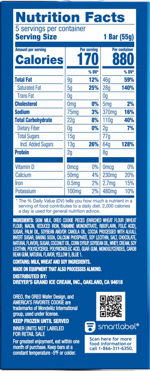 slide 10 of 14, Oreo Mint Bars, 5Ct, 5 ct
