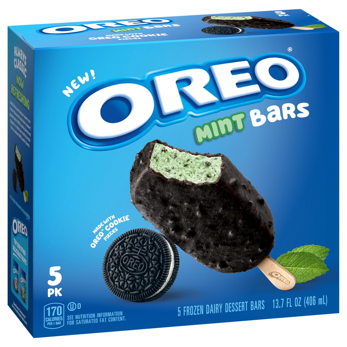 slide 2 of 14, Oreo Mint Bars, 5Ct, 5 ct